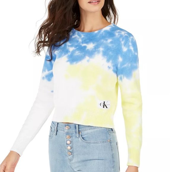 Calvin Klein Jeans Sweaters - Calvin Klein Jeans Cotton Tie-Dyed Sweater Size XL